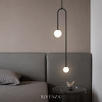 Colgante Tubo Negro 30×115cm | RVZ-85