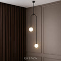 Colgante Tubo Negro 30×115cm | RVZ-85