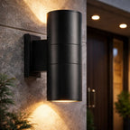Aplique Exterior Bidireccional Negro 9×26cm | RVZ-252
